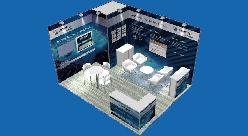 Trade Fair Booth Embedded world 2020 booth