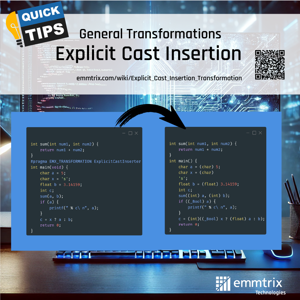 Explicit Cast Insertion Transformation